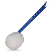 Impact Products Deluxe Toilet Bowl Mop, 12" L Handle, Blue/White, Polypropylene, 100 PK IMP201